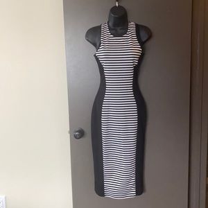 Material Girl size S black and white dress